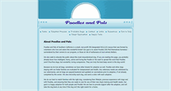 Desktop Screenshot of poodlesandpals.com